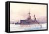 HMS Superb-null-Framed Stretched Canvas