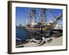 Hms Surprise at the Maritime Museum, Embarcadero, San Diego, California, USA-Richard Cummins-Framed Photographic Print