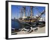 Hms Surprise at the Maritime Museum, Embarcadero, San Diego, California, USA-Richard Cummins-Framed Photographic Print