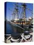 Hms Surprise at the Maritime Museum, Embarcadero, San Diego, California, USA-Richard Cummins-Stretched Canvas