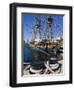 Hms Surprise at the Maritime Museum, Embarcadero, San Diego, California, USA-Richard Cummins-Framed Photographic Print