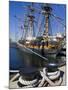 Hms Surprise at the Maritime Museum, Embarcadero, San Diego, California, USA-Richard Cummins-Mounted Photographic Print