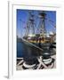 Hms Surprise at the Maritime Museum, Embarcadero, San Diego, California, USA-Richard Cummins-Framed Photographic Print