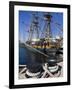 Hms Surprise at the Maritime Museum, Embarcadero, San Diego, California, USA-Richard Cummins-Framed Photographic Print