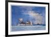 Hms Sydney Opens Fire on the German Cruiser Emden-Maurice Randall-Framed Premium Giclee Print