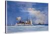 Hms Sydney Opens Fire on the German Cruiser Emden-Maurice Randall-Stretched Canvas