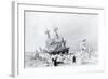 HMS Terror Held on Ice, 1836-null-Framed Giclee Print