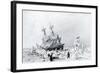 HMS Terror Held on Ice, 1836-null-Framed Giclee Print