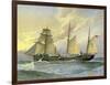 HMS Thrush, British 1st Class Gunboat, C1890-C1893-William Frederick Mitchell-Framed Giclee Print