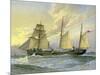 HMS Thrush, British 1st Class Gunboat, C1890-C1893-William Frederick Mitchell-Mounted Giclee Print