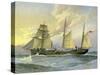 HMS Thrush, British 1st Class Gunboat, C1890-C1893-William Frederick Mitchell-Stretched Canvas