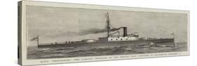 HMS Trafalgar, the Largest Ironclad in the British Navy, Launched at Portsmouth 20 September-null-Stretched Canvas