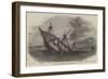 HMS Transit on the Rocks Off Cape Oelar, Banca Island-null-Framed Giclee Print