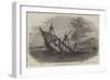 HMS Transit on the Rocks Off Cape Oelar, Banca Island-null-Framed Giclee Print