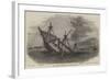 HMS Transit on the Rocks Off Cape Oelar, Banca Island-null-Framed Giclee Print