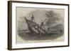 HMS Transit on the Rocks Off Cape Oelar, Banca Island-null-Framed Giclee Print