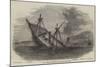 HMS Transit on the Rocks Off Cape Oelar, Banca Island-null-Mounted Giclee Print