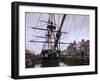 HMS Trincomalee, British Frigate of 1817, at Hartlepool's Maritime Experience, Cleveland, England-Nick Servian-Framed Photographic Print