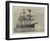 HMS Triumph, on Board Which the Late Fatal Explosion Took Place-null-Framed Giclee Print