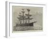 HMS Triumph, on Board Which the Late Fatal Explosion Took Place-null-Framed Giclee Print