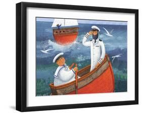 HMS Troutbridge-Peter Adderley-Framed Art Print