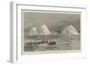 HMS Tyne and Torpedo-Boats Among Icebergs in the North Atlantic-William Heysham Overend-Framed Giclee Print