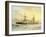 HMS Undaunted, Royal Navy 1st Class Cruiser, C1890-C1893-William Frederick Mitchell-Framed Giclee Print