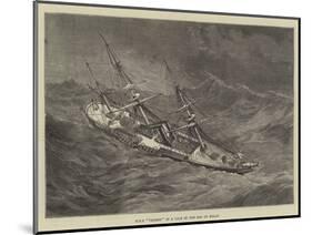 HMS Urgent in a Gale in the Bay of Biscay-Walter William May-Mounted Giclee Print