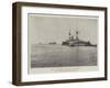 HMS Victorious Aground Off Port Said-null-Framed Giclee Print