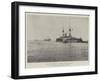 HMS Victorious Aground Off Port Said-null-Framed Giclee Print