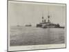 HMS Victorious Aground Off Port Said-null-Mounted Giclee Print