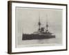 HMS Victorious Stranded at Port Said on Her Way to China-null-Framed Giclee Print