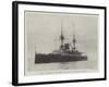 HMS Victorious Stranded at Port Said on Her Way to China-null-Framed Giclee Print