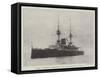 HMS Victorious Stranded at Port Said on Her Way to China-null-Framed Stretched Canvas