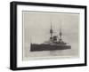 HMS Victorious Stranded at Port Said on Her Way to China-null-Framed Giclee Print