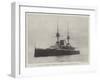 HMS Victorious Stranded at Port Said on Her Way to China-null-Framed Giclee Print