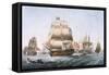 HMS Victory, 1806-null-Framed Stretched Canvas