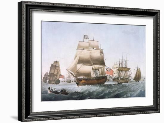 HMS Victory, 1806-null-Framed Giclee Print