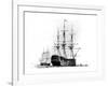 HMS Victory at Portsmouth, 19th Century-null-Framed Giclee Print