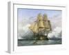 HMS Victory, British Warship, C1890-C1893-William Frederick Mitchell-Framed Giclee Print