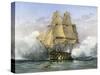 HMS Victory, British Warship, C1890-C1893-William Frederick Mitchell-Stretched Canvas