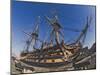 Hms Victory, Flagship of Admiral Horatio Nelson, Portsmouth, Hampshire, England, UK-James Emmerson-Mounted Photographic Print