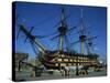 Hms Victory in Dock at Portsmouth, Hampshire, England, United Kingdom, Europe-Nigel Francis-Stretched Canvas