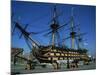 Hms Victory in Dock at Portsmouth, Hampshire, England, United Kingdom, Europe-Nigel Francis-Mounted Photographic Print