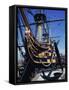 Hms Victory, Portsmouth Dockyard, Portsmouth, Hampshire, England, United Kingdom, Europe-Jean Brooks-Framed Stretched Canvas