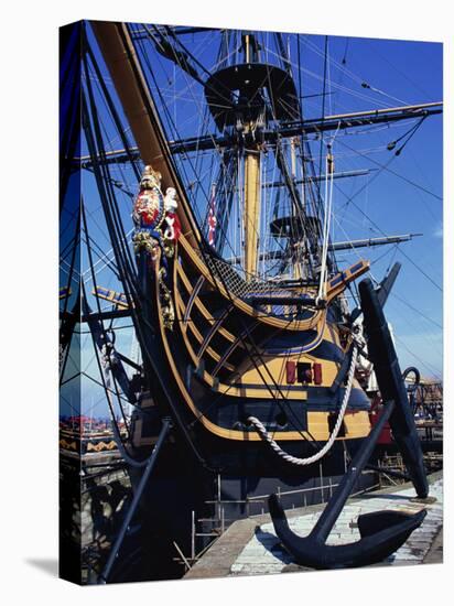 Hms Victory, Portsmouth Dockyard, Portsmouth, Hampshire, England, United Kingdom, Europe-Jean Brooks-Stretched Canvas