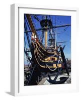 Hms Victory, Portsmouth Dockyard, Portsmouth, Hampshire, England, United Kingdom, Europe-Jean Brooks-Framed Photographic Print