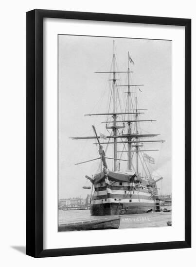 HMS Victory, Portsmouth, Hampshire, 20th Century-null-Framed Giclee Print