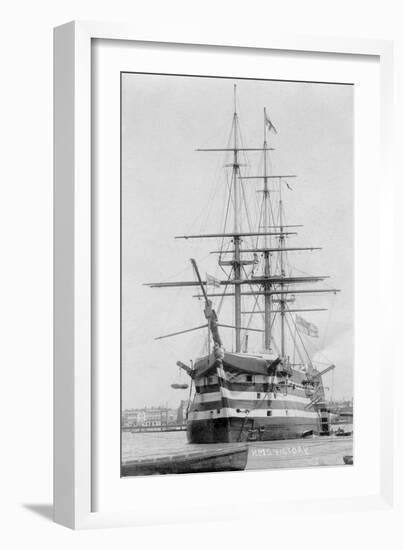 HMS Victory, Portsmouth, Hampshire, 20th Century-null-Framed Giclee Print