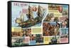 HMS Victory-C.l. Doughty-Framed Stretched Canvas